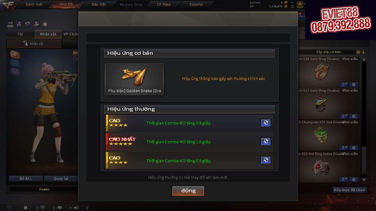 shop acc cf uy tin gia re